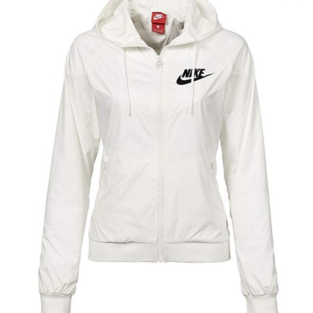 White Nike Windbreaker